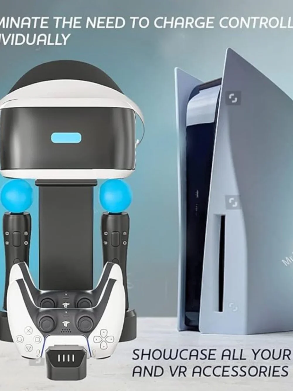 Skywin VR Charging Stand for Gamers – PSVR Charging Station to Showcase, Display
